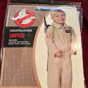 Boys Ghostbusters costume with proton pack